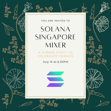 Cover Image for Solana Singapore Mixer