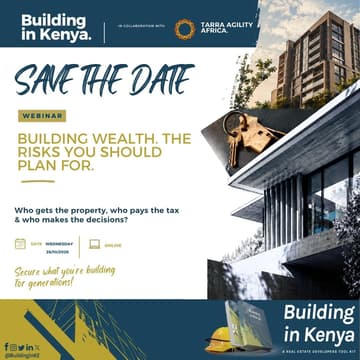Cover Image for Building Wealth; The risks to Plan For Webinar