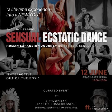 Cover Image for SENSUAL ECSTATIC DANCE (English + Español) - más que una danza.