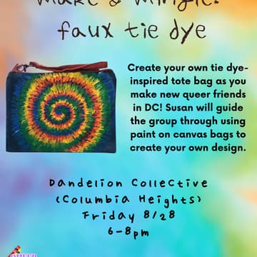 Cover Image for Make & Mingle: Faux Tie Dye