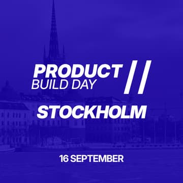 Cover Image for Product Build Day // Stockholm