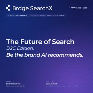 Cover Image for Brdge | SearchX – The New Search Playbook: D2C Edition