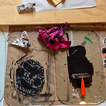 Cover Image for Intro to Block Printing: Techniques for Printing at Home
