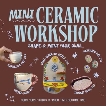 Cover Image for Mini Ceramic Workshop with Cera Sera Studio