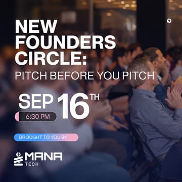 Cover Image for New Founders Circle: Pitch Before You Pitch