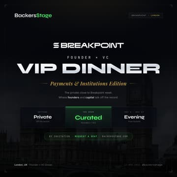 Cover Image for Founder x VC Summit | VIP Dinner | Breakpoint Week 🇬🇧