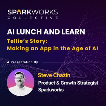 Cover Image for AI Lunch & Learn -- Tellie's Story: Creating an App in the Age of AI