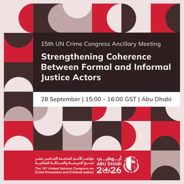 Cover Image for 15th UN Crime Congress - Customary and Informal Justice Ancillary Meeting