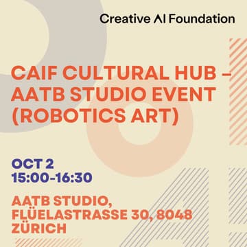Cover Image for CAIF Cultural Hub – AATB Studio Event (Robotics Art) (English Session)