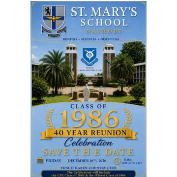 Cover Image for St. Mary’s School Nairobi 40 Years Reunion Celebration