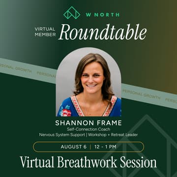 Cover Image for WNORTH Virtual Roundtable | Breathwork Session: Lead From Alignment