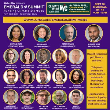 Cover Image for Wallet Max Emerald Summit: Sustainability & AI for Business