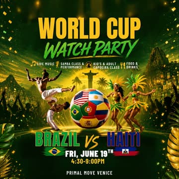 Cover Image for WORLD CUP WATCH PARTY - BRAZIL VS HAITI