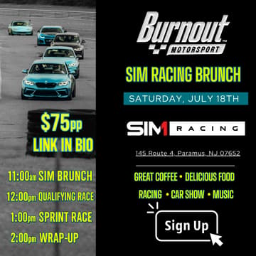 Cover Image for Sim Racing Brunch
