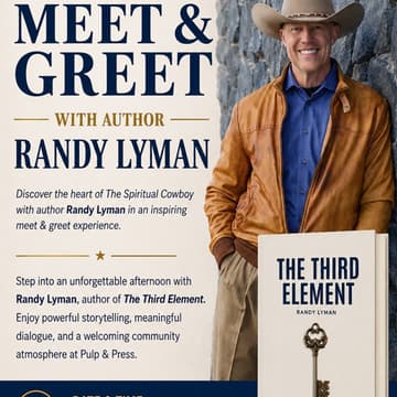 Cover Image for An Afternoon of Spirituality, Resilience & Personal Growth with Randy Lyman
