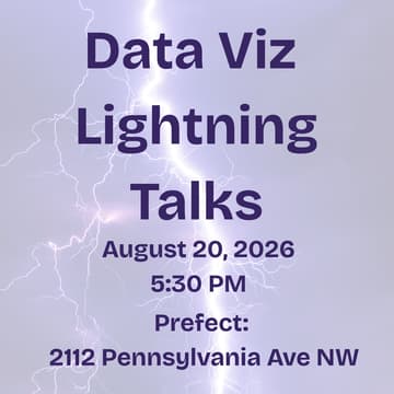 Cover Image for Data Viz Lightning talks