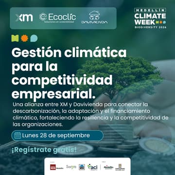 Cover Image for Gestión climática para la competitividad empresarial. Una alianza entre XM y Davivienda