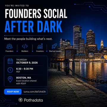 Cover Image for Founders Social After Dark — Boston