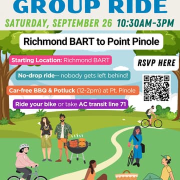Cover Image for Car-Free BBQ & Potluck at Point Pinole Regional Shoreline