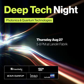 Cover Image for Deep Tech Night: Quantum & Photonics