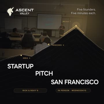 Cover Image for Startup Pitch Events San Francisco: 5 Founders on Stage
