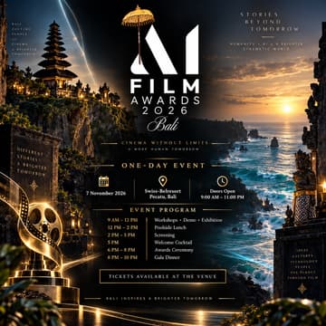 Cover Image for AI FILM AWARDS BALI
