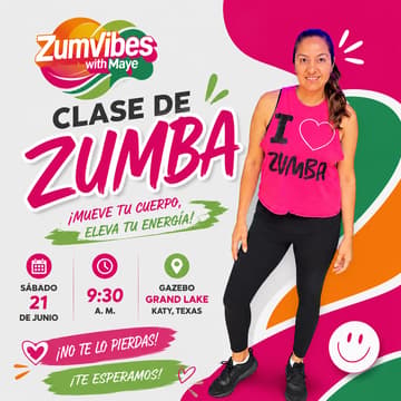 Cover Image for Clase de ZUMBA