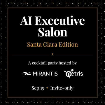 Cover Image for AI Executive Salon: Santa Clara Edition by Mirantis & Netris