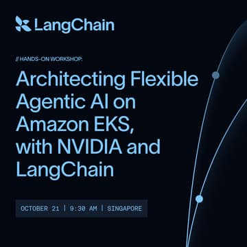 Cover Image for Architecting Flexible Agentic AI on Amazon EKS, with NVIDIA and LangChain (Singapore)