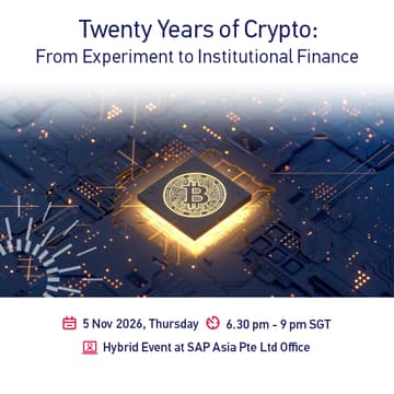 Cover Image for Dean's Distinguished Speaker Series - Twenty Years of Crypto: From Experiment to Institutional Finance