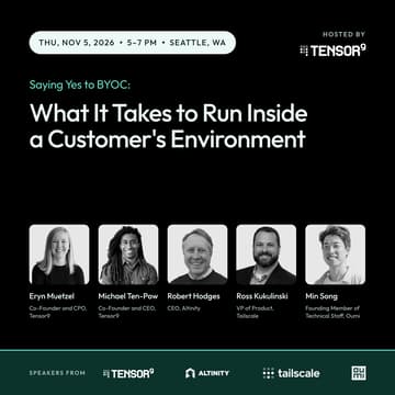 Cover Image for Saying Yes to BYOC: What It Takes to Run Inside a Customer's Environment