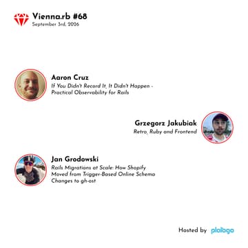 Cover Image for Vienna.rb #68 – Ruby Autumn Meetup