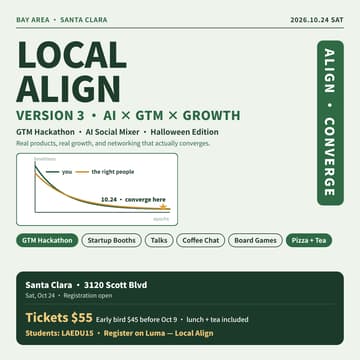 Cover Image for Local Align #3 — AI × GTM Growth Hackathon & Social