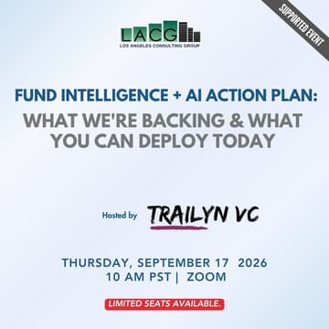 Cover Image for September 17th: Fund Intelligence + AI Action Plan: What We're Backing & What You Can Deploy Today