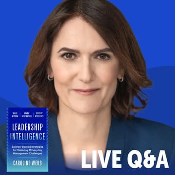 Cover Image for Live Q&A with Caroline Webb