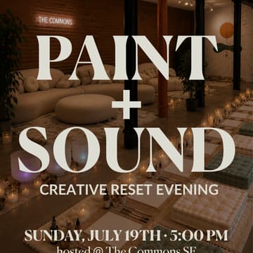 Cover Image for PAINT + SOUND: An Afternoon Creative Reset