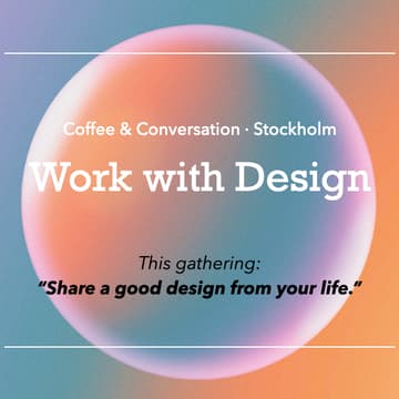 Cover Image for Work with Design: Coffee & Conversation