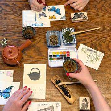 Cover Image for Watercolor Postcards & Japanese Tea Tasting
