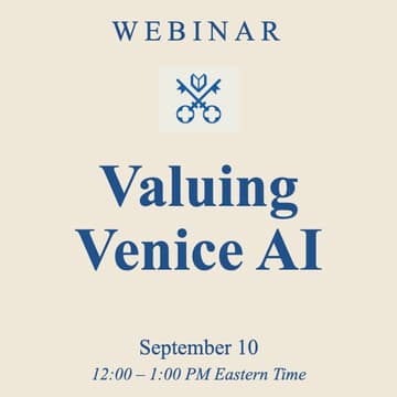 Cover Image for Webinar: Valuing Venice AI