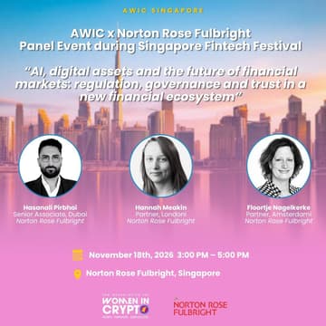 Cover Image for AWIC x Norton Rose Fulbright | AI & Digital Assets: Building Trust in Financial Markets