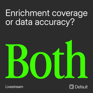 Cover Image for 5 Plays to Maximize Enrichment Coverage and Data Accuracy with Default
