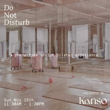 Cover Image for Do Not Disturb: A Phone-Free Sculpt Pilates Experience