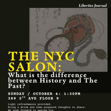 Cover Image for NYC Salon: What is the difference between History and The Past?
