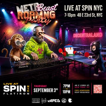 Cover Image for The Meta Beast Roaming Party Live From NYC Decentraland Community Meet up