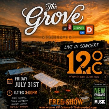 Cover Image for Live Music by 12OC at The Grove at Lawn on D
