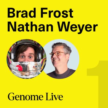 Cover Image for Genome Live #1 — Brad Frost: AI & Design Systems • Nathan Weyer: Life's a Pitch