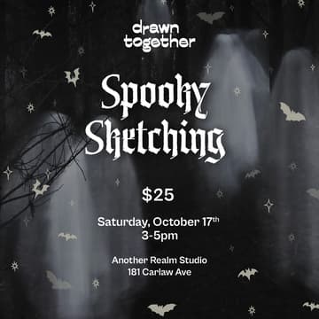 Cover Image for Drawn Together: Spooky Sketching Vol II
