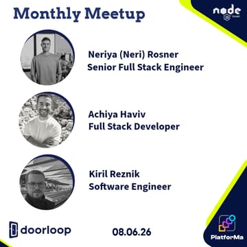 Cover Image for DoorLoop and Node.js-IL meetup