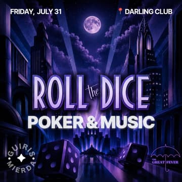 Cover Image for ROLL THE DICE | Poker & Music ♦️♣️