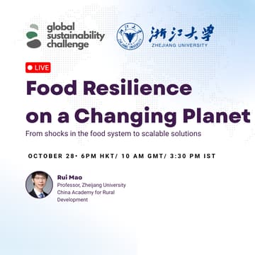 Cover Image for Global Sustainability Challenge: Food Resilience Theme Overview